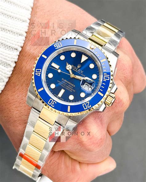 rolex submariner 41 two tone|Rolex Submariner date 41mm.